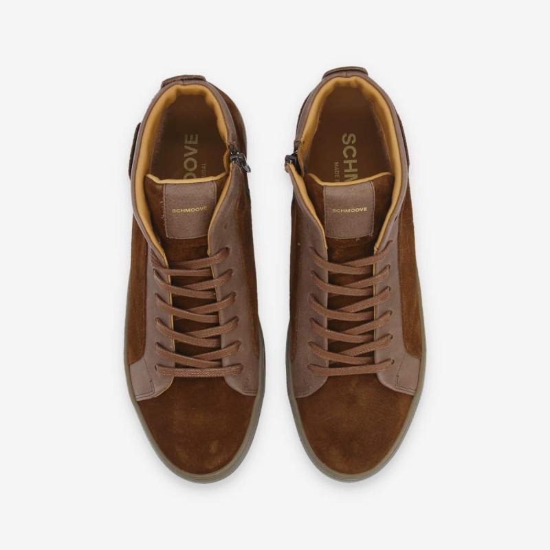 SPARK MID ZIP M - SUEDE/COUNTRY - D.BROWN